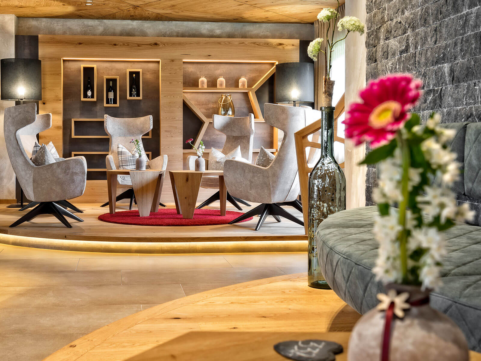 Our cosy lobby to linger in