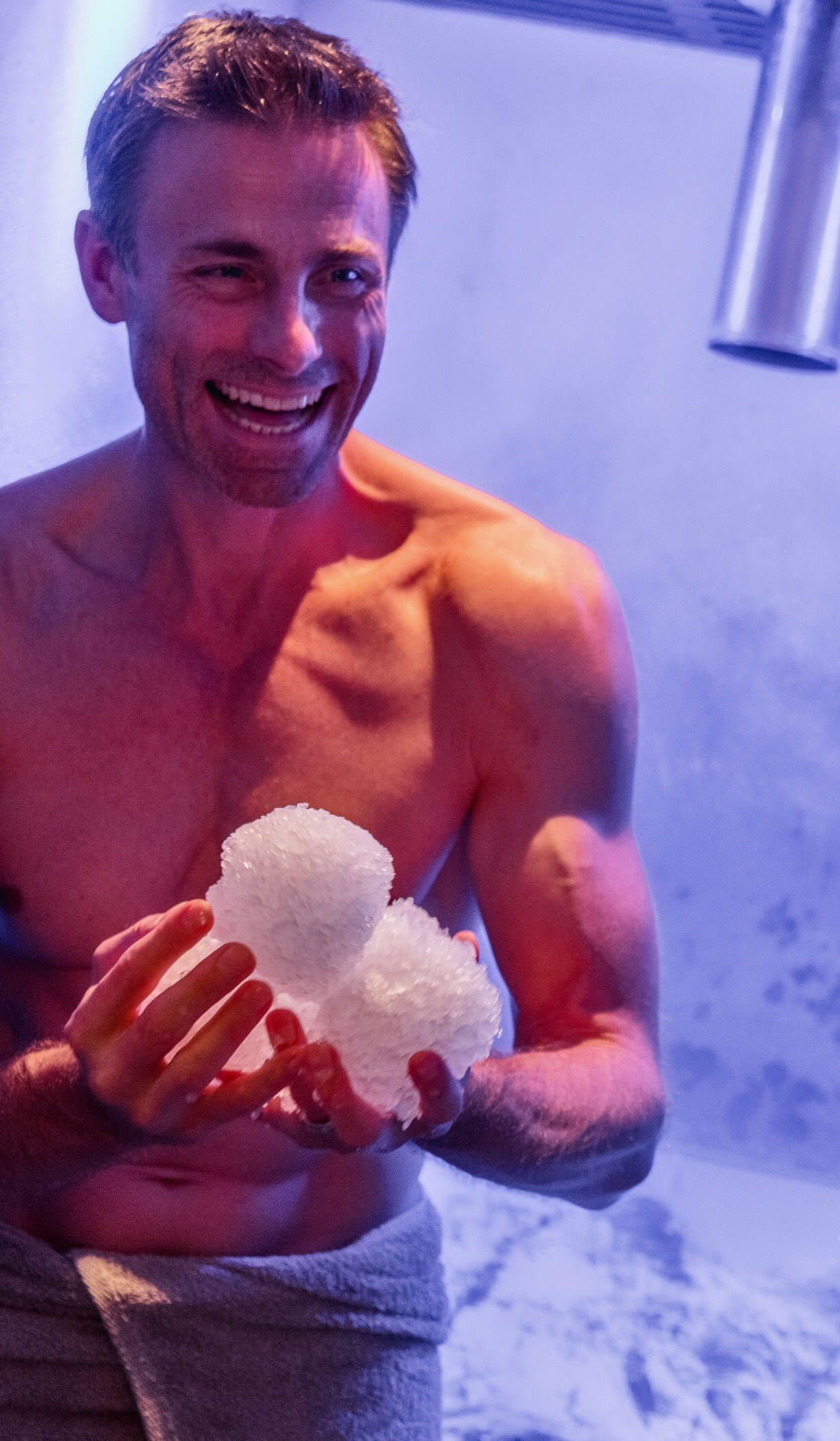 La nostra fontana di ghiaccio per rinfrescarsi