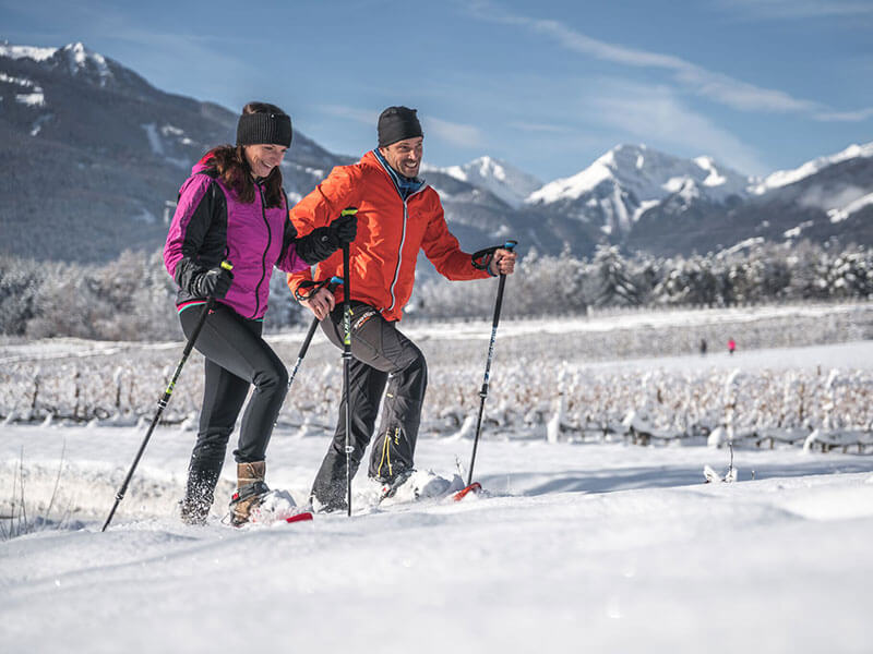 Schneeschuhwandern in Natz-Schabs bei Brixen