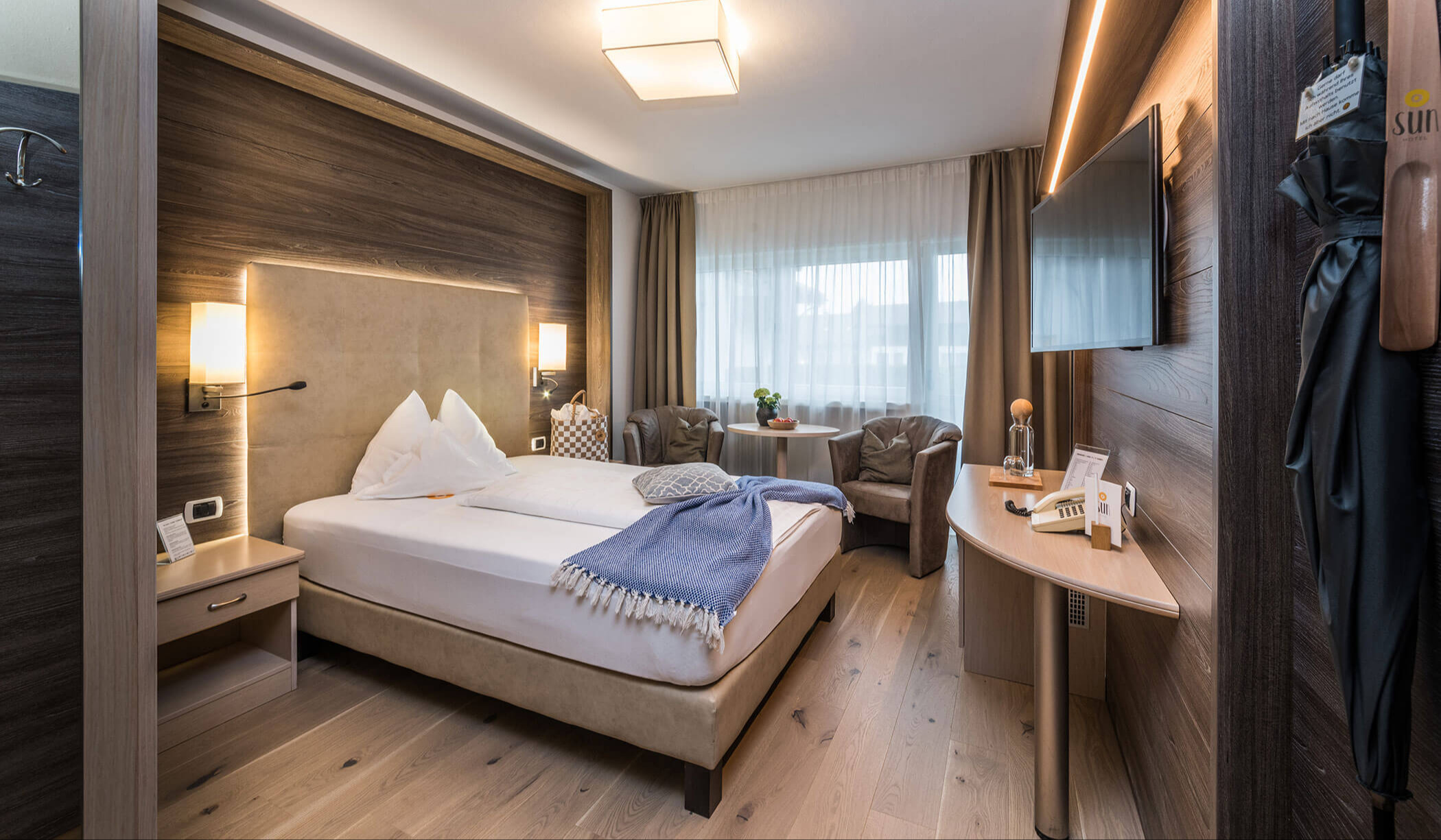 Einzelzimmer Confort Gala - Innenansicht - Schlafen - Hotel Sun