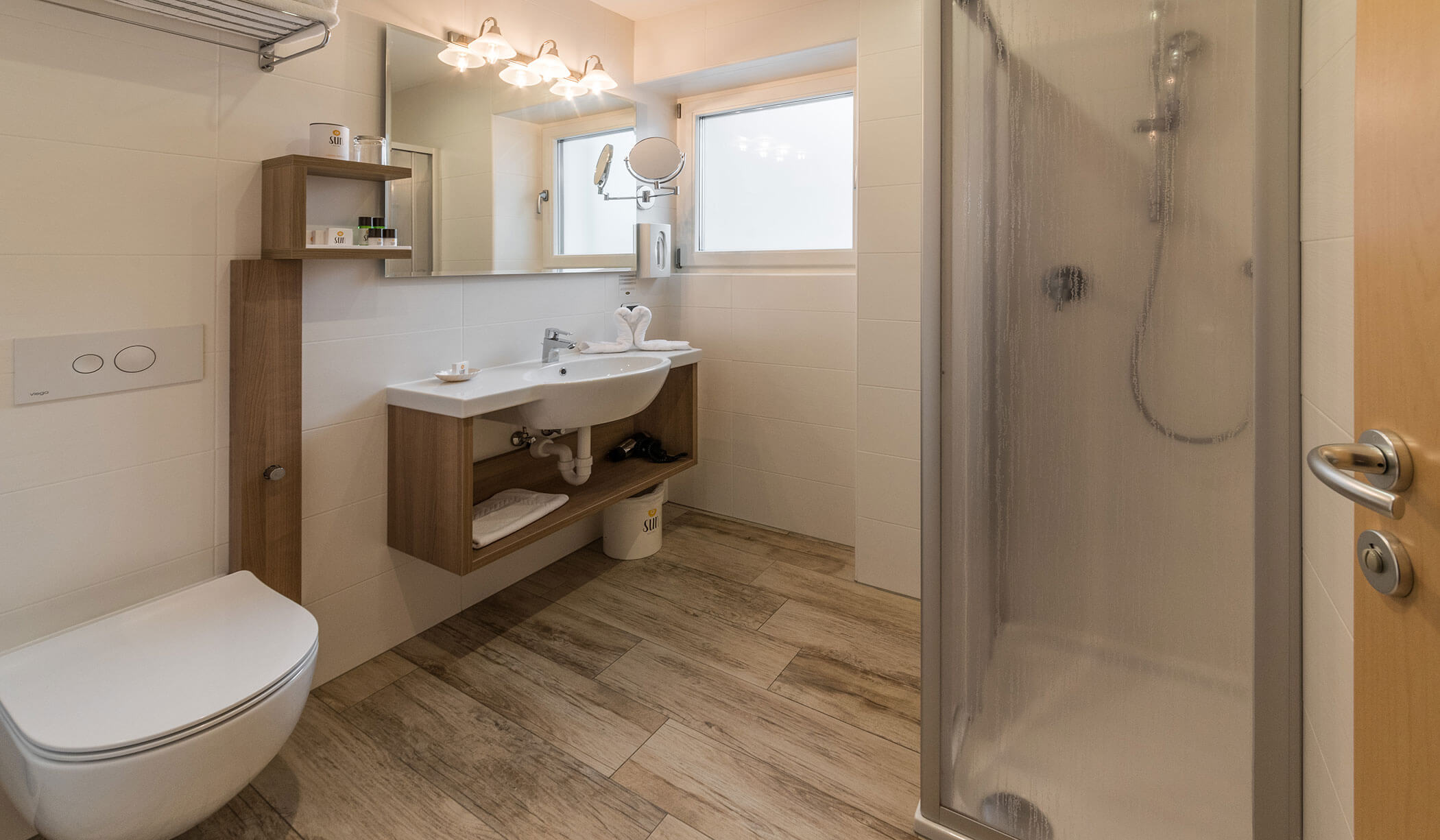 Einzelzimmer Confort Gala - Innenansicht - Badezimmer - Hotel Sun